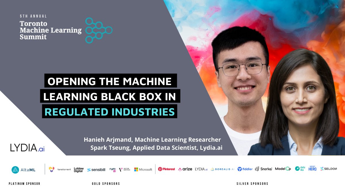 TMLS_TO's tweet image. This #TMLS2021 session by Hannah Arjmand &amp;amp; Spark Tseung will describe a case study of how a #MachineLearning team worked with an actuarial team to test models for health and #LifeInsurance underwriting and ensure sufficient explainability was achieved. 
bit.ly/TMLS2021