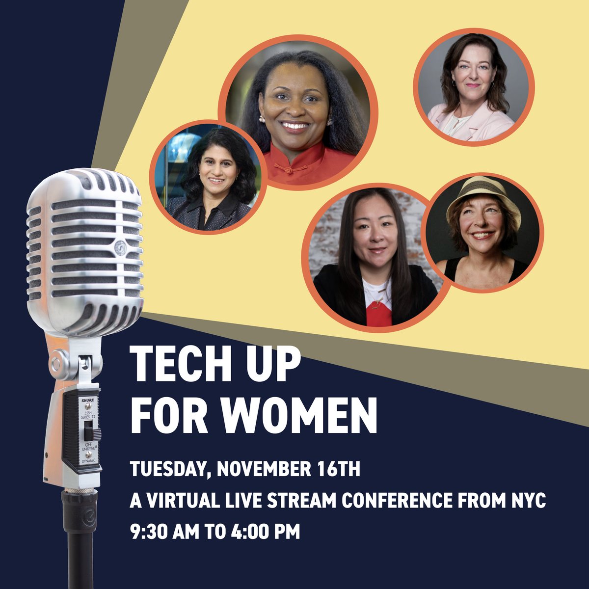 SparkNo9's tweet photo. @heatherjmyers, CEO of @sparkno9 is hosting @techupforwomen! Join us to discover new technological advances via dynamic keynote speakers, intimate fireside chats, and inclusive panels with leaders from @wearemeta, @verizon, @amazon, @microsoft, @mastercard, @ellevest, and more. https://t.co/qSt9AQa4Y1