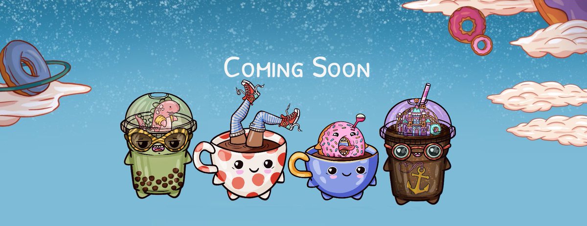 Loopy_Donuts's tweet photo. Donuts need frens too! 😉☕️🍩

A fresh cup of coffee will be brewed and ready to mint on November 26th at 5pm UTC! ⭐️

Loopy Cups will be a free mint + gas for holders and a public sale for 0.025ETH ❤️

#LoopyDonuts #NFT #NFTs #OpenSeaNFT #digitalart https://t.co/MhmHDeTGkh