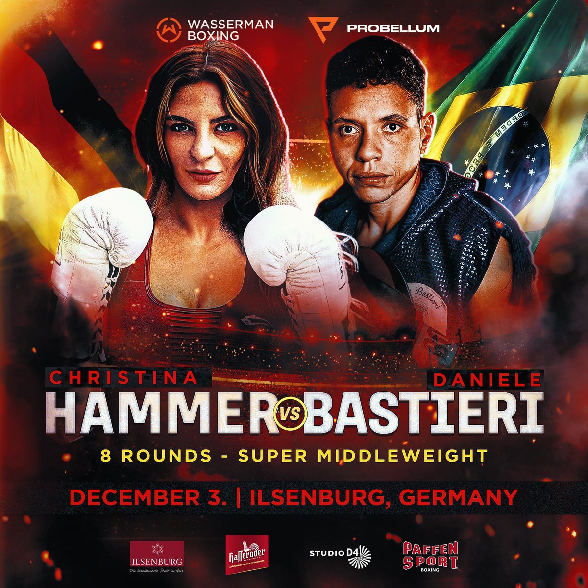 WassermanBoxing's tweet photo. ๐จ ๐๐๐๐๐๐ ๐๐๐๐ ๐จ
@LadyHammer1 to fight on Dec 3rd in Germany ๐ฉ๐ช ๐ฅ
@SauerlandBros
@probellum
#RadovanRose https://t.co/sJadpORJgt
