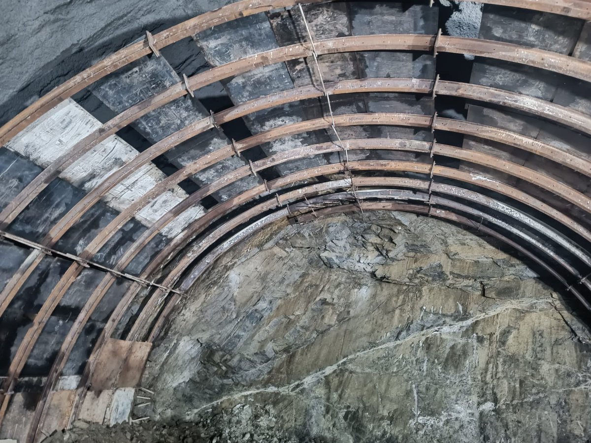 PemaKhanduBJP's tweet photo. Inspected the work progress of 500m Nechipu tunnel this morning. 

As informed by @BROindia officials at the site, 80% of the excavation work is completed. 

Likely to be completed before mid of 2022, the tunnel will cut short time for convoy movement towards Tibet border. https://t.co/OcwyXbXCDz