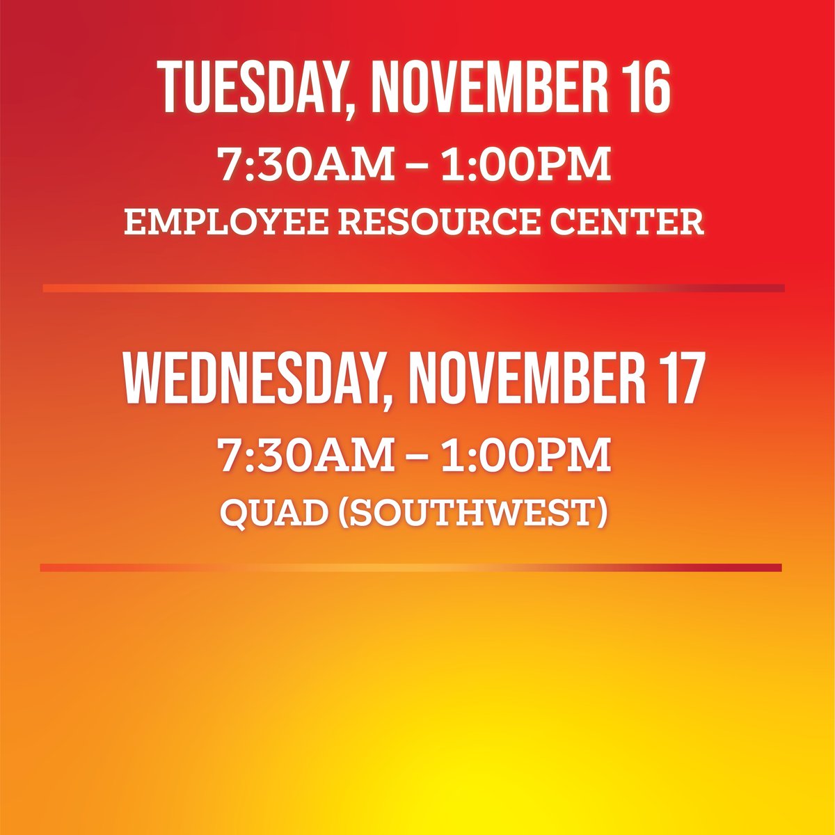 #UAFluShot Pop-Up Clinics are ending this week! Check out the FREE flu shot clinics this week and #VaxxForTheFuture.  #FluSeason #ProtectOurHerd