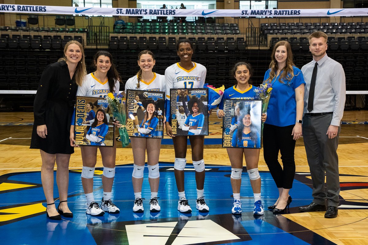 StMarysU's tweet photo. ICYMI: @StMUvolleyball gets the win over Lubbock Christian on Senior Day. #StMU #FangsOut
Full story: https://t.co/tnT1wYQEH5 https://t.co/PRXR1Xnbj5