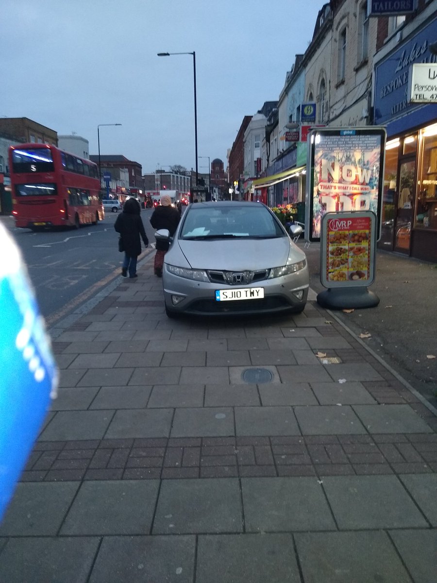 PeterDavison13's tweet photo. @NewhamLondon acceptable? This amongst others often parked fully on the pavement in the area of 350 Barking Rd. Also as I turn the corner on Balaam St the security guard for Balaam LC nearly reversed into me as I walked along the pavement. Is there anywhere to report this stuff? https://t.co/ghhDEOYTw3