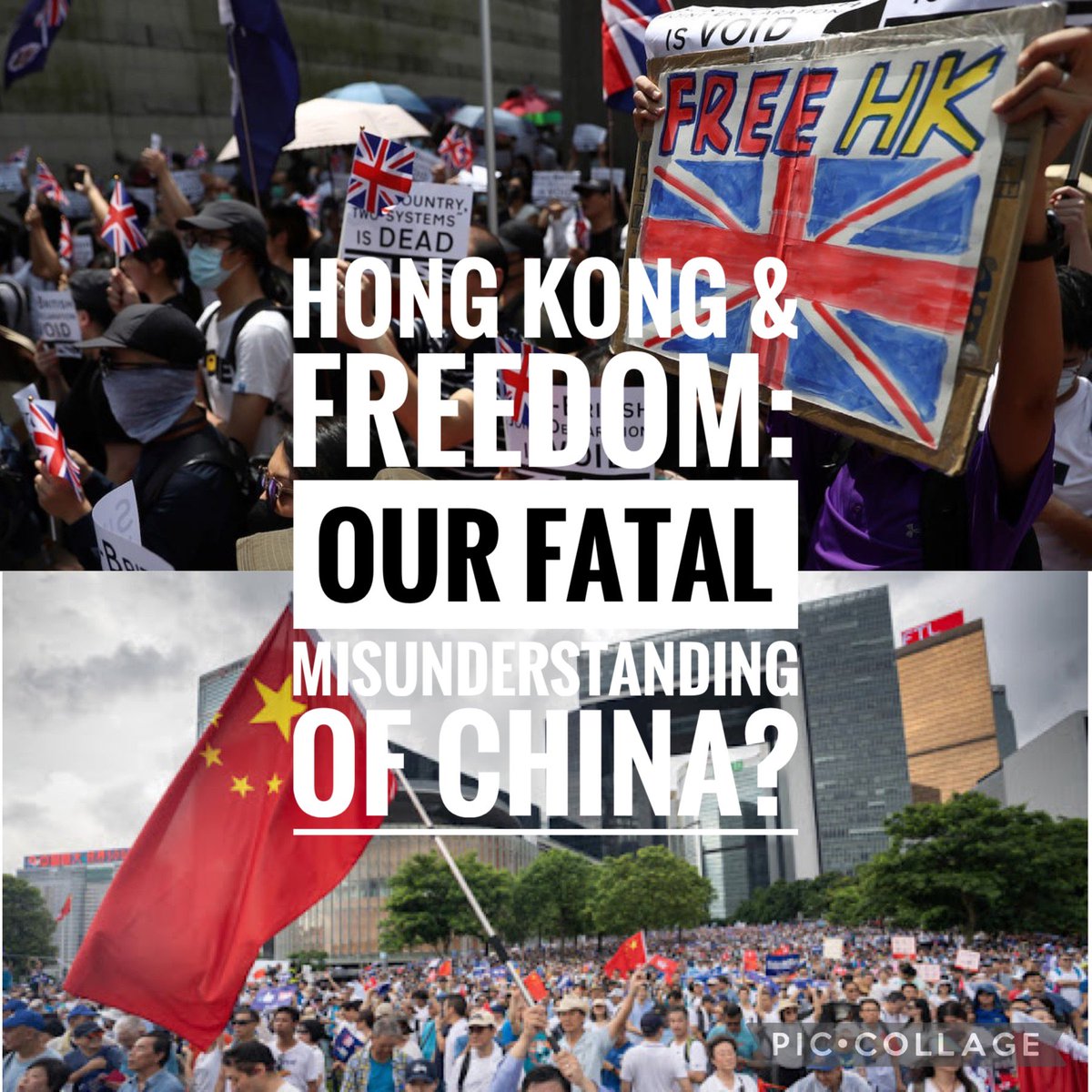 Our talk on Tuesday 16/11 "Hong King &amp; Feedom: Our Fatal Misunderstanding of China?" - H5 13:15. See you there. #lrgs #history