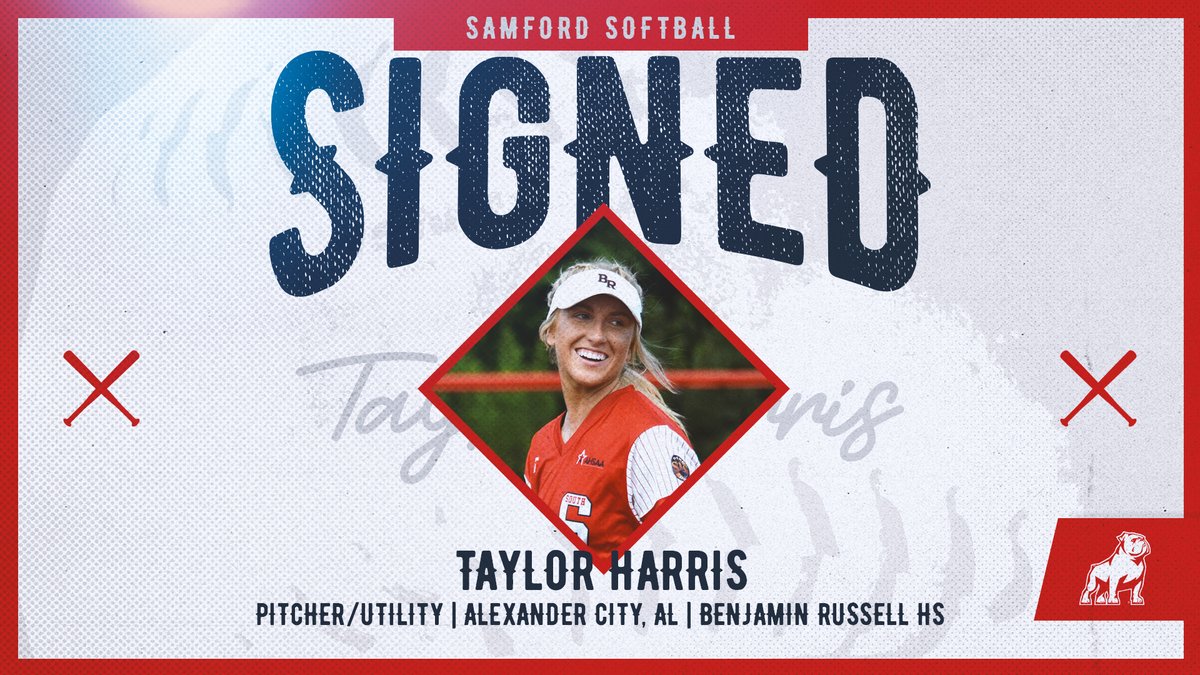 SamfordSB's tweet photo. ‼️ 𝐒𝐈𝐆𝐍𝐄𝐃 ‼️

✘ Taylor Harris | Pitcher/UT

#SetTheStandard
#AllForSAMford https://t.co/HRWWSw0OQX