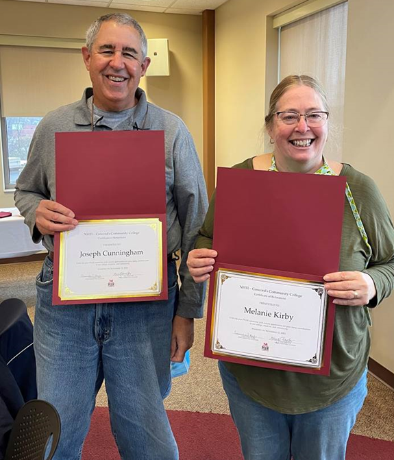 gmsedservices's tweet photo. Look at those happy retirement smiles!! @nhti We are going to miss you Joe and Melanie. #leftyourmark #choosecommunity https://t.co/fqj9BZwrs3