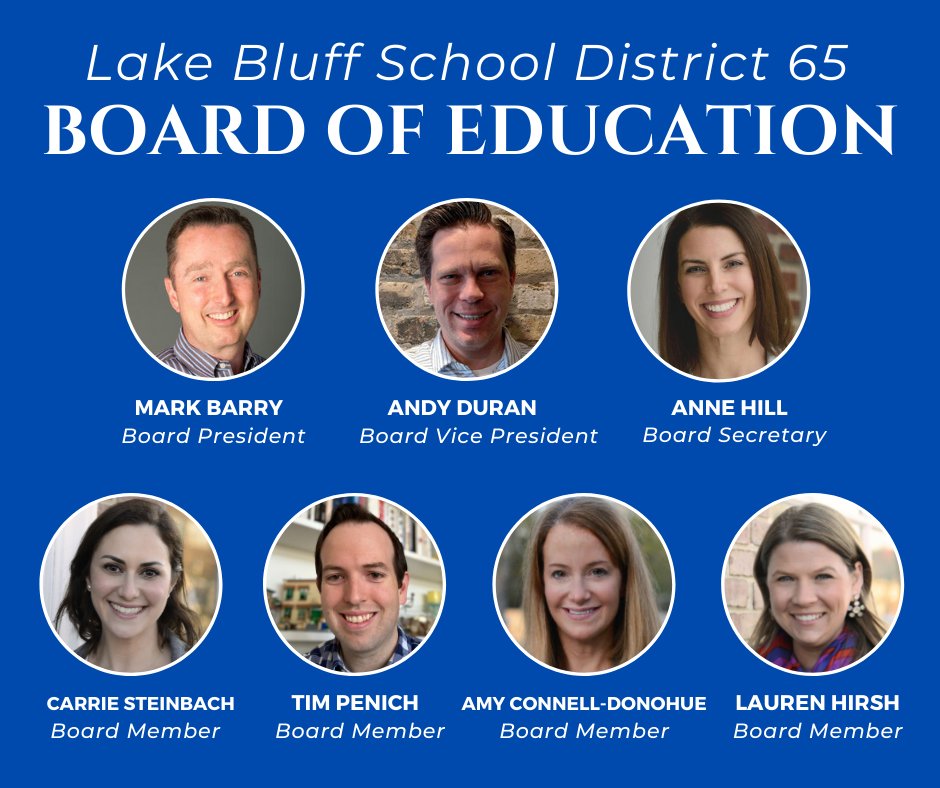 Happy "School Board Members Day" to our Lake Bluff School Board of Education!  #ThankABoardMember