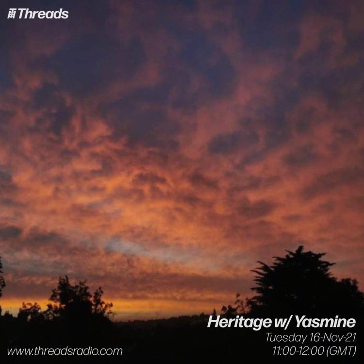 Back on <a href="/threadsradio/">Threads</a> tomorrow with a guest mix from Yasmine 😃