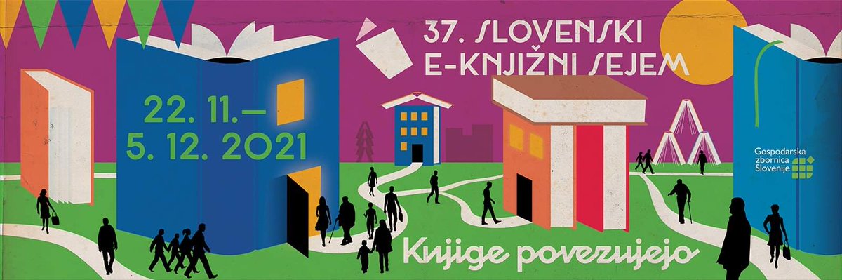 KNJIZNISEJEM's tweet photo. Teden dni nas loči do 37. slovenskega knjižnega sejma. Zaradi trenutnih razmer žal tudi letos vonja po sveže tiskanem papirju ne bo, se pa vseeno obeta pestro spletno dogajanje. Spremljajte nas! #sks #sks21 #slovenskiknjiznisejem #knjigepovezujejo https://t.co/MZ9WYWyNw4