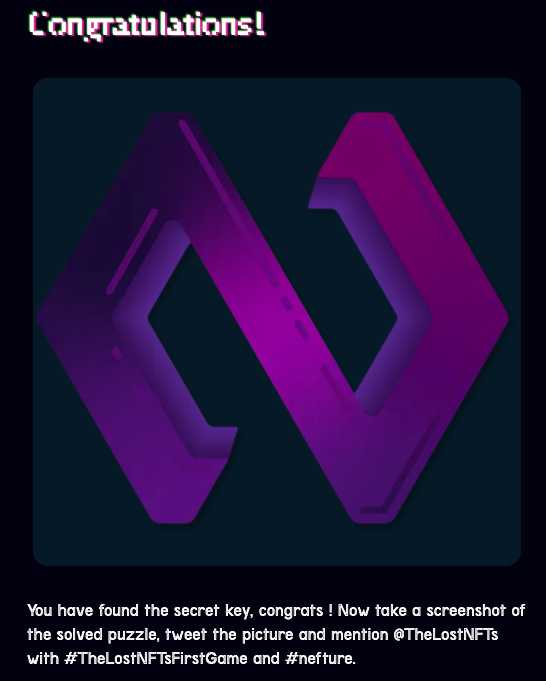 HumbleAIO's tweet photo. This was a ton of fun @TheLostNFTs #TheLostNFTsFirstGame #nefture https://t.co/pWqZI0gsiu