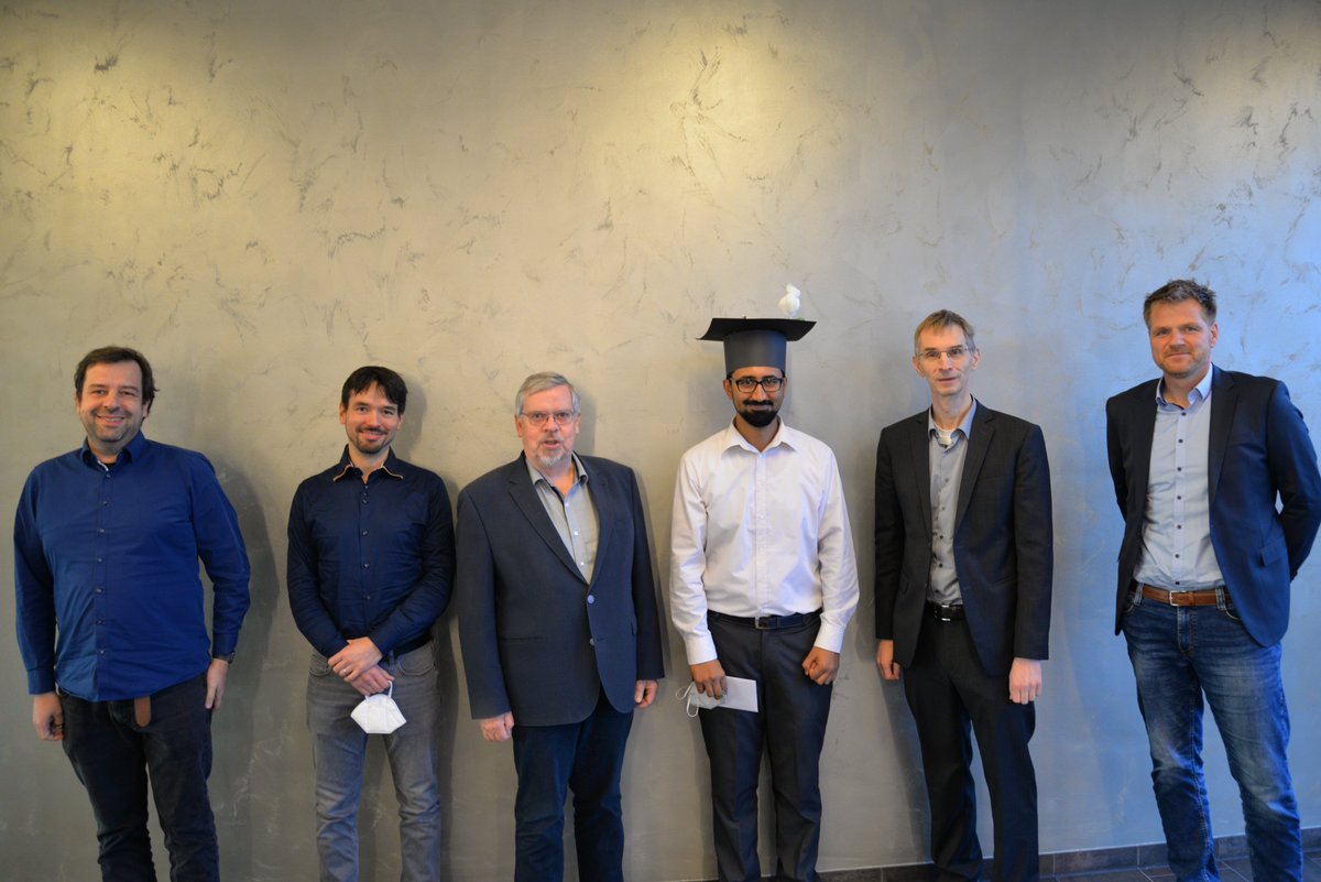 Last Friday, PhD graduation of Asif Hasnain (at <a href="/unipb/">Universität Paderborn</a>) who worked on "Automating Network Resource Allocation for Coflows with Deadlines". Congratulations! (#2G applied...)