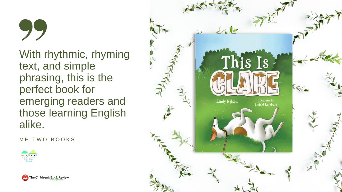 'With rhythmic, rhyming text, and simple phrasing, this is the perfect book for emerging readers and those learning English alike.' —Ali Dunn, Me Two Books

Here is the latest glowing review for the THIS IS CLARE virtual book tour: metwobooks.com/blog/this-is-c…. #thisisclare