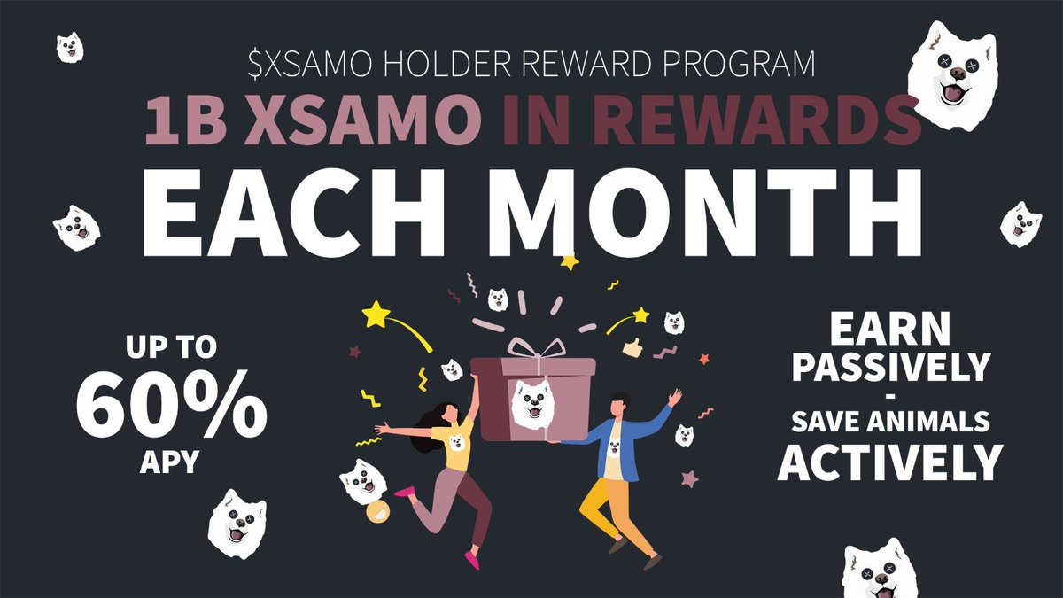 🔥Giveaway🍀

UTILITY TO MEMECOINS!
In celebration of new HOLDER REWARD PROGRAM 
@xrpsamoyed is giving away 10M $XSAMO to one lucky winner!

To participate
✅Follow @xrpsamoyed
✅Like &amp; Retweet this post
✅Tag 3 friends

$XSAMO #XRP #XRPArmy #XSAMO #XRPcommunity