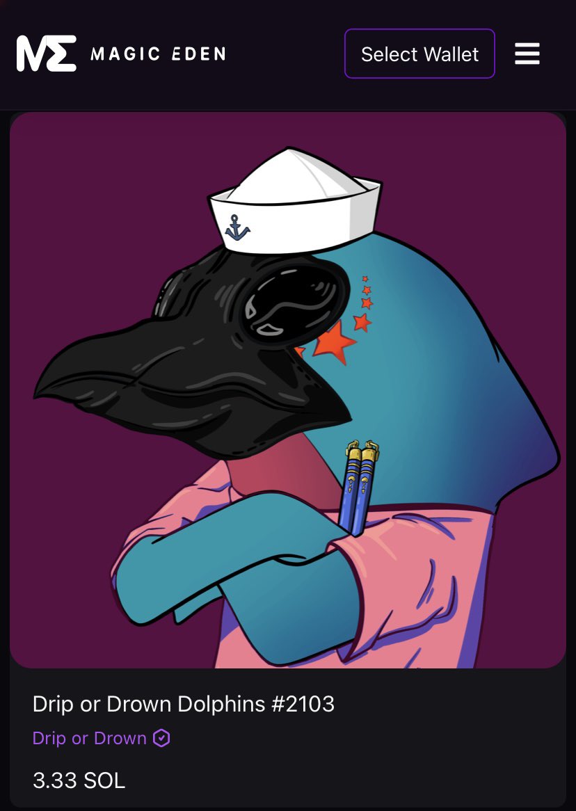 DriporDrownNFT's tweet photo. Some crazy finds over here👋 Have you taken a look yet?? 👀 

https://t.co/OqABa95bZC <~

#DriporDrown #Magiceden #SolanaNFT #NFTs https://t.co/oqZ09Ka9D9