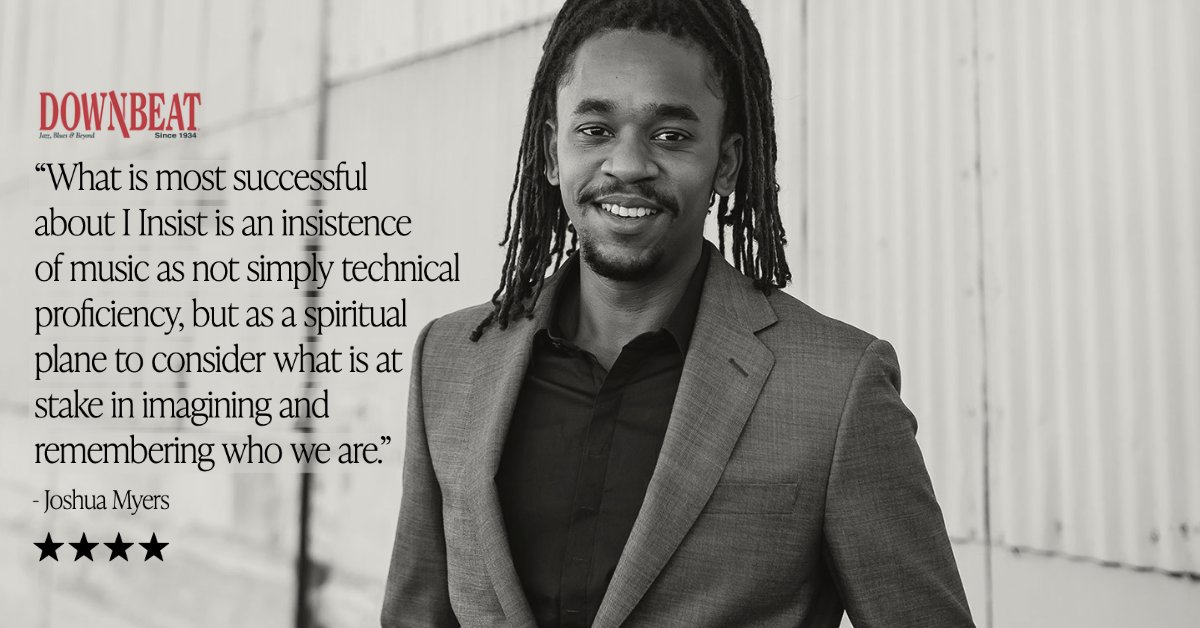 greenleafmusic's tweet photo. Great to see this 🌟🌟🌟🌟 review of 'I Insist,' the new album from saxophonist @Kazemde1, in @DownBeatMag! 

Check the December issue to read the full piece:
https://t.co/FOSmT5CFX0 https://t.co/zer5zsxRjZ