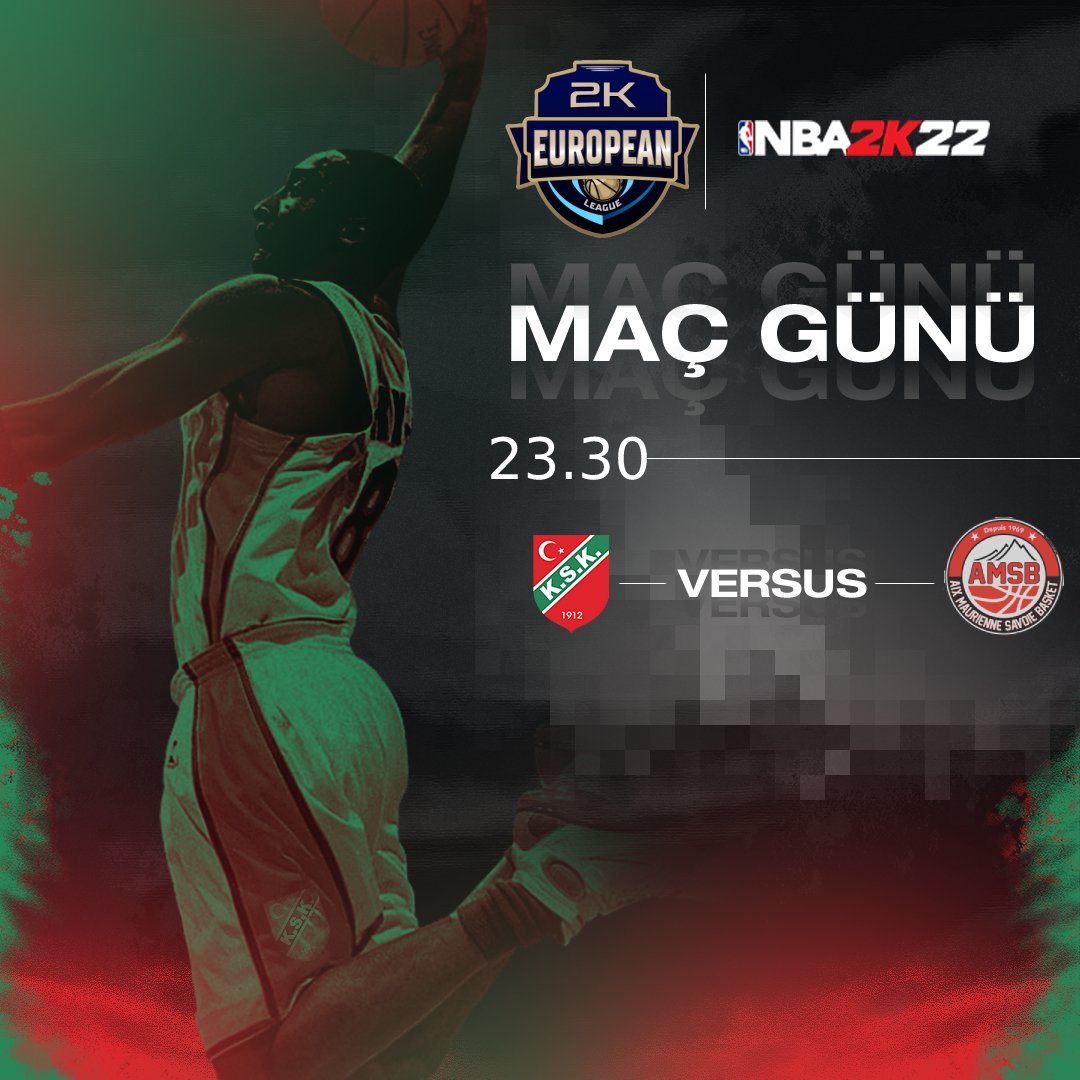MAÇ GÜNÜ!
<a href="/2KEUML/">2K European Major League</a> Liginde en iyi gruba yerleşme mücadelesi devam ediyor!

Gençlerimiz bu gece @inVisionAMSB karşısında 2 serilik maça çıkacak.

🏆 <a href="/2KEUML/">2K European Major League</a> 
🆚 @inVisionAMSB 🇫🇷
🕦 23.30 Türkiye Saati
📺twitch.tv/karsiyakaskesp…