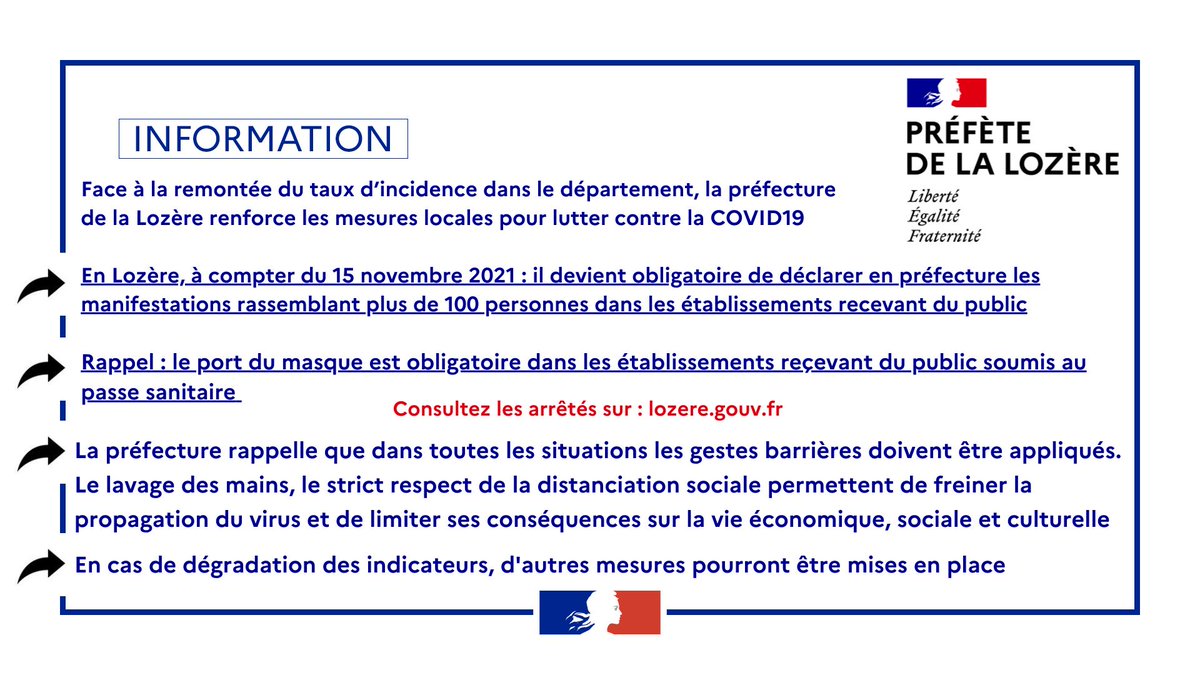 Préfet de la Lozère (@prefet_48) on Twitter photo 
