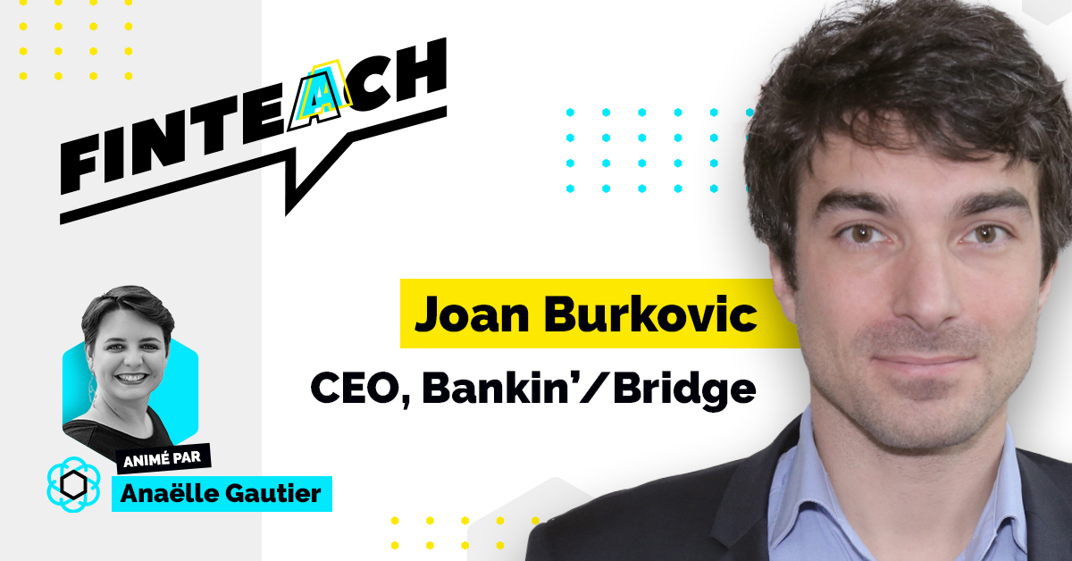 🎧 #FinTeach - Le #podcast de France FinTech
<a href="/joanlive/">Joan Burkovic</a> cofondateur &amp; CEO de <a href="/bankin/">Bankin'</a> &amp; <a href="/bridge_api_/">Bridge</a> était l'invité de <a href="/GautierAnaelle/">Anaëlle Gautier</a> !
Ils ont parlé d'agrégation bancaire, de virement #openbanking, de #DSP2, d'entrepreneuriat... 
Bonne écoute !
👉 bit.ly/3qFqlr9