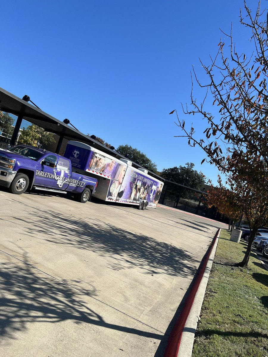 What’s up Pioneers? Come see me today during your lunch! #TarletonBound 

Thanks for the invite 👊💜 <a href="/tlctaylor0711/">Mrs. T Taylor-FCS</a>