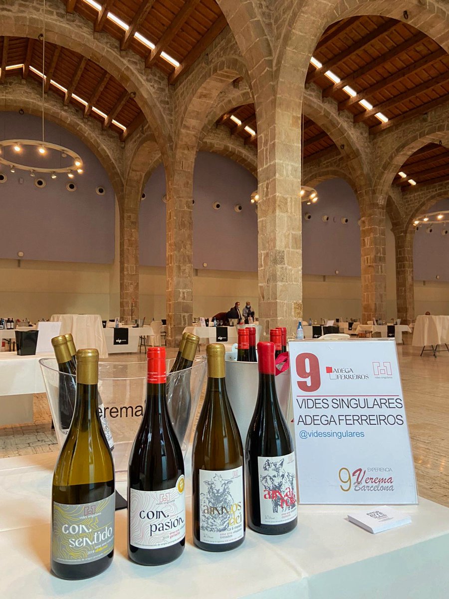 videssingulares's tweet photo. 🍷 ¿Todavía no has venido a vernos a nuestro espacio en Verema Barcelona?

🍇 Ven a catar los vinos que Vides Singulares elabora en la Sierra de Gredos (DOP Cebreros) y en Ferreiros (IGP Val do Miño).

⏰ Estaremos hasta las 21,00 horas en el Museo Marítimo de Barcelona. https://t.co/bPUH3yAYSN