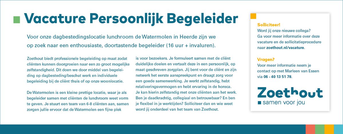 Kom jij ons team versterken?