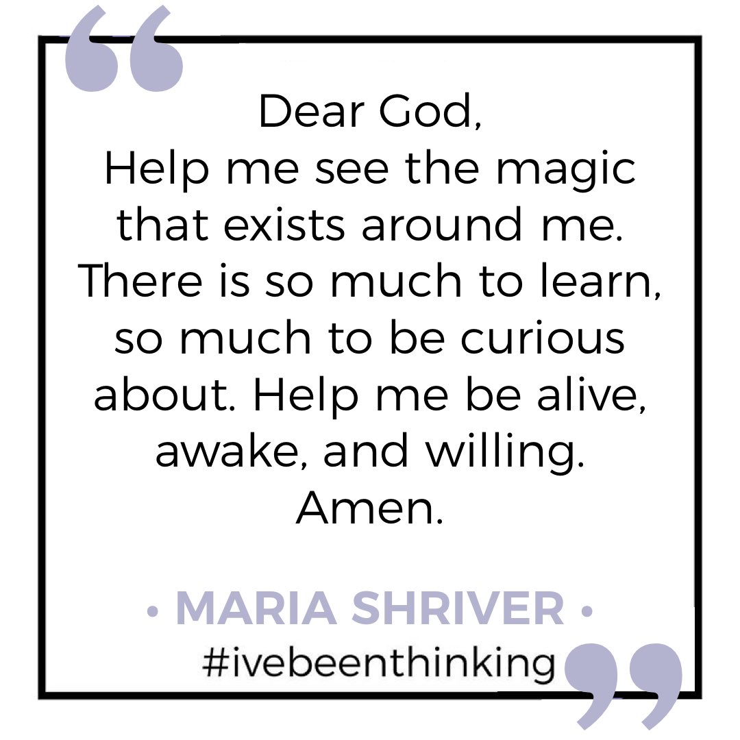 mariashriver's tweet photo. There is no playbook anymore. There is no path to follow. You've got to make things up as you go. 
This week, set your intention to have one of those weeks, and see what magic transpires. I'd love to hear all about it below! #mondaymeditation https://t.co/byJlHaWSwk
