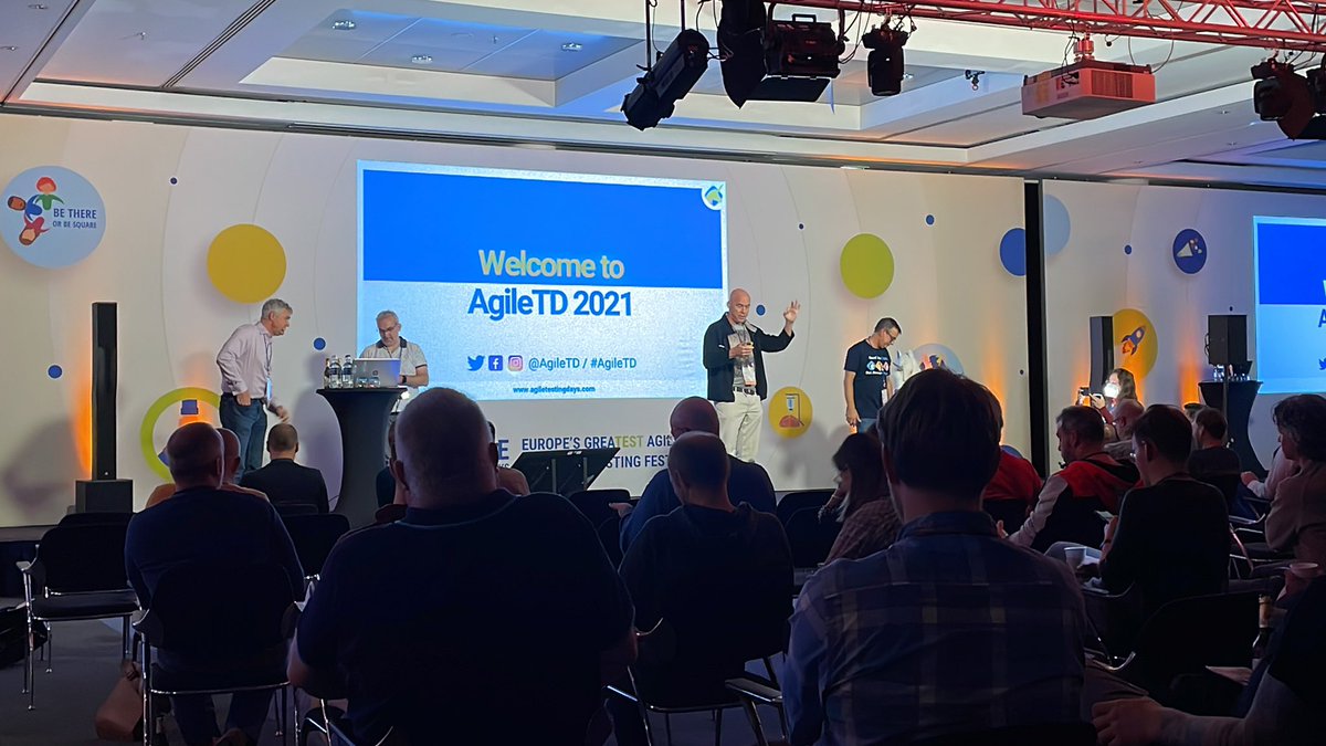It is starting <a href="/AgileTD/">Agile Testing Days</a> #ATD21 is a go