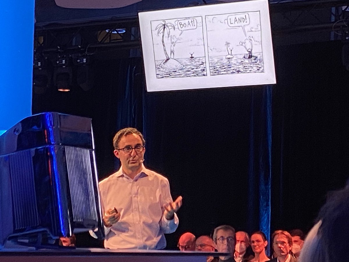 francisdenolf's tweet photo. Allan Iny promoting Knack: “durf twijfelen” ⁦@ETIONforum⁩ #dekrachtvantwijfel ⁦@Knack⁩ https://t.co/KyCyIR78Ce
