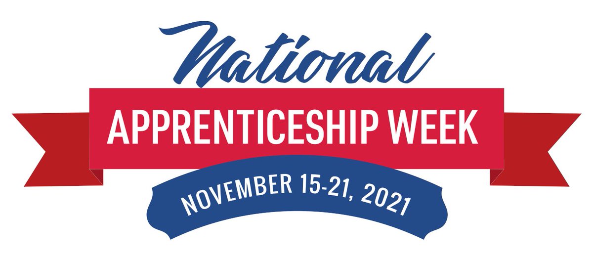 CTEWorks's tweet photo. It's National Apprenticeship Week! #NAW2021 

This week from @CTEWorks:
11/15 - 11/19 - Daily Apprenticeship Program Spotlights
11/18 - State Policy Update Blog on Apprenticeships
11/18 - CTEWorks Newsletter Featuring Apprenticeship Resources, Tools and Guides

#CTEWorks https://t.co/nmnq341IW1