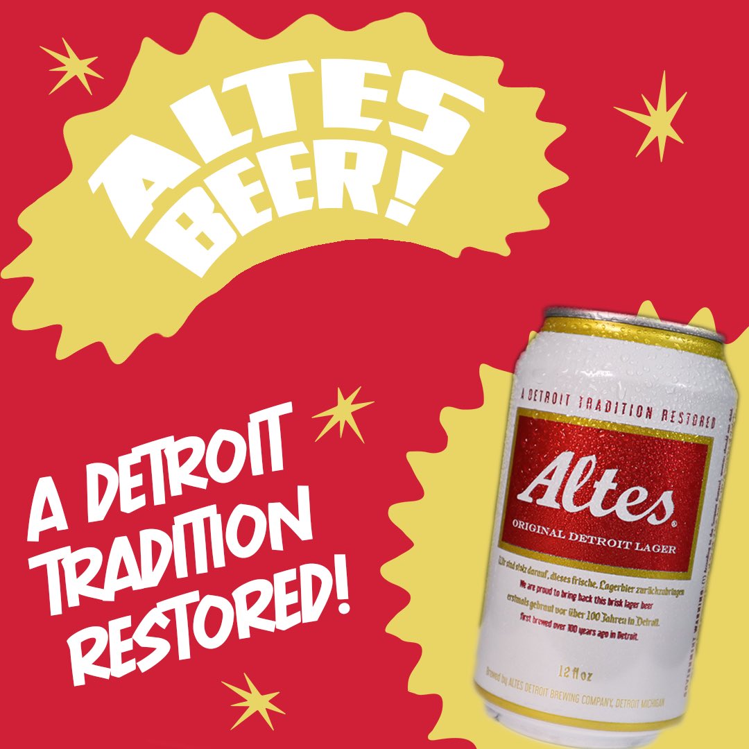 AltesBeer's tweet photo. An all-time classic is back! Drink Michigan, drink Altes! https://t.co/rF5wK265lR