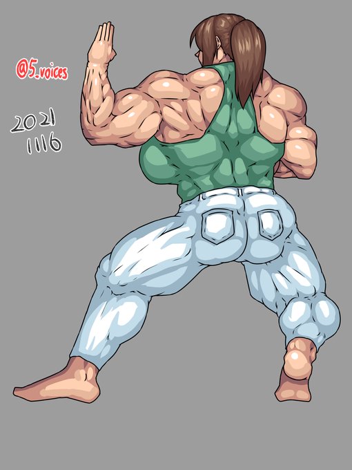 ボディビル模写。 