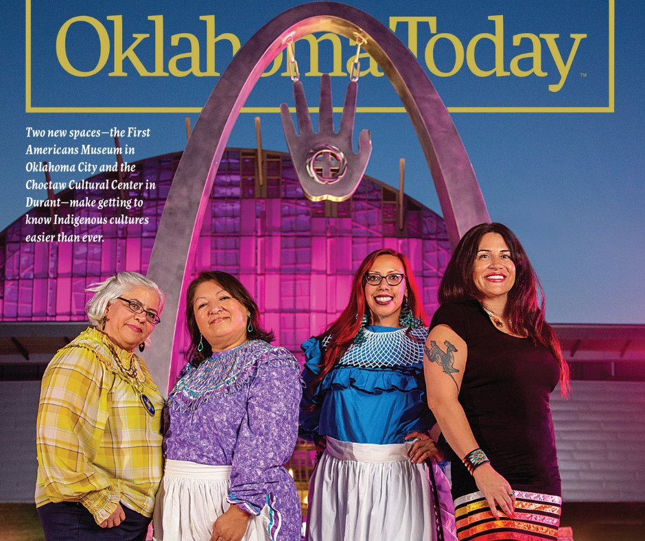 First Americans Museum (@famokmuseum) on Twitter photo Thanks to <a href="/OklahomaToday/">Oklahoma Today magazine</a> Magazine for including FAM's resident Choctaws on the cover of the November/December issue. Photo by @shevaunwilliams featuring heather ahtone (left), Sue Fish, Kristin Gentry, and Leslie Halfmoon. Pick up your copy at the FAMstore! Thanks to <a href="/OklahomaToday/">Oklahoma Today magazine</a> Magazine for including FAM's resident Choctaws on the cover of the November/December issue. Photo by @shevaunwilliams featuring heather ahtone (left), Sue Fish, Kristin Gentry, and Leslie Halfmoon. Pick up your copy at the FAMstore!