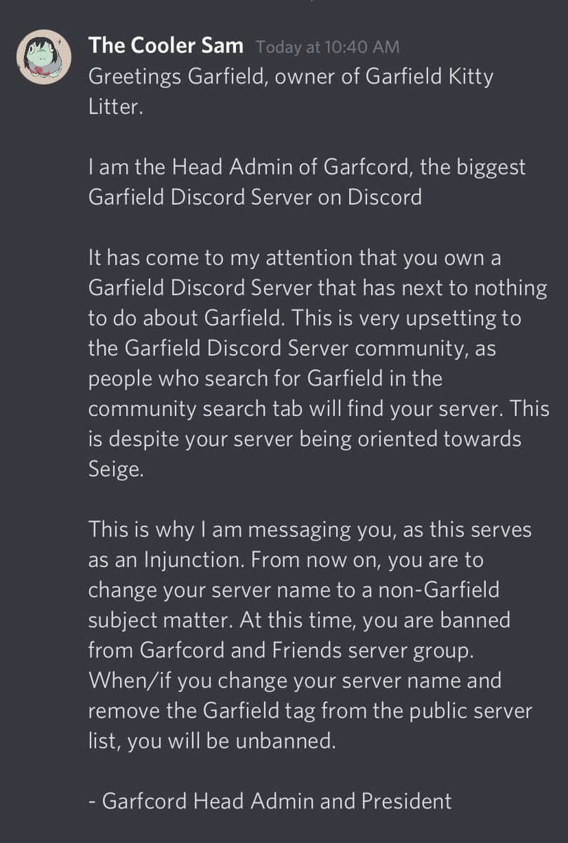 Garfieldisdoc's tweet image. Can't make this shit up 😭