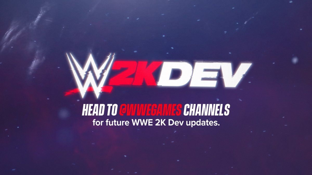 We’re not leaving, we’re just moving! Follow @WWEGames to get all future WWE 2K Dev updates.