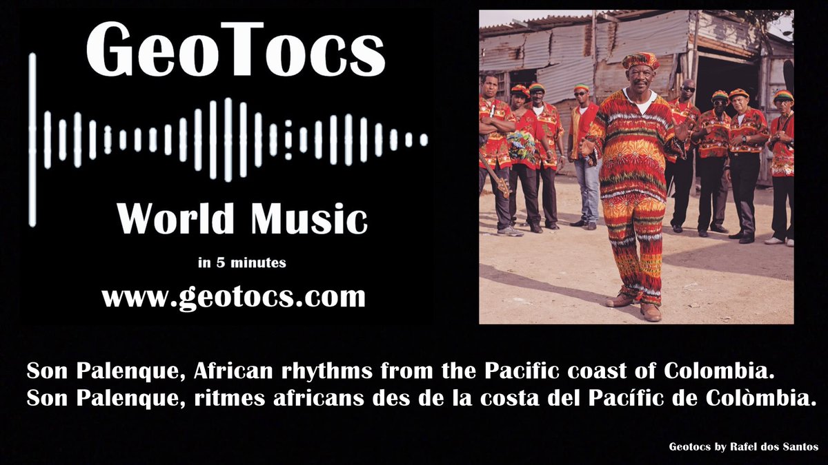 geotocs's tweet photo. Son Palenque, African rhythms from the Pacific coast of Colombia.
Listen on  https://t.co/Q50a9Ipx4c World Music in 5 minutes!
Internet &amp; FM radio
https://t.co/8owhyMCQS1
@Sonpalenque44 https://t.co/fNQ02Cil7x