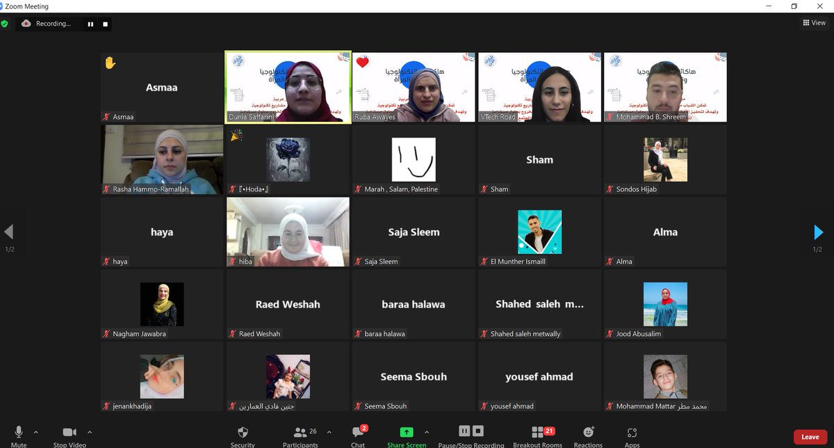 VTechRoad's tweet photo. Friday we finished the second cohort of the "Hack to Empower and Save Women Hybrid Hackathon" in which we had five teams with five tech-based ideas which contribute to the SDGs. Congratulations to the three winning teams: " EduPower" "Help Her" and "Online special tutoring 🙌🎉 https://t.co/3pUDgAINct