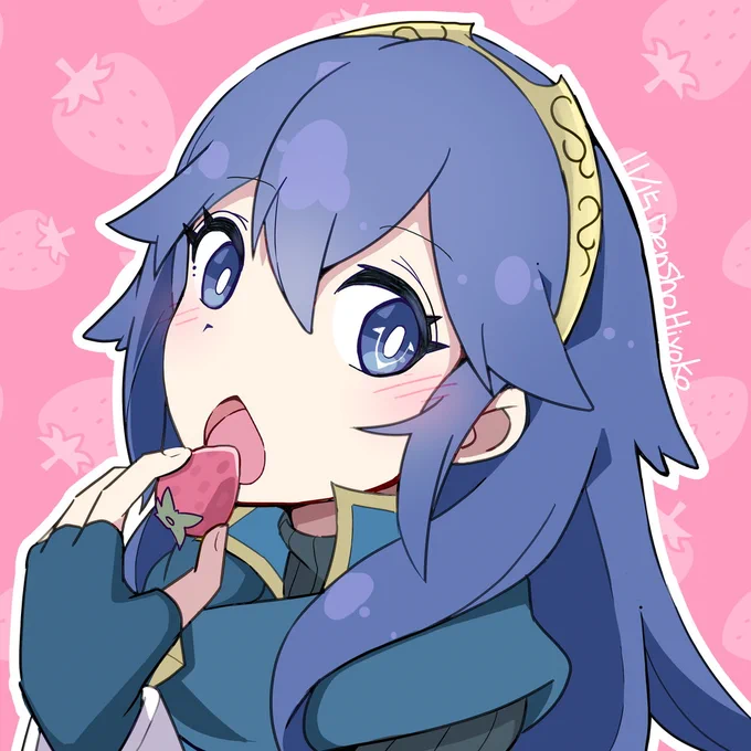 ルキナちゃんとストロベリー 
#いちごの日 