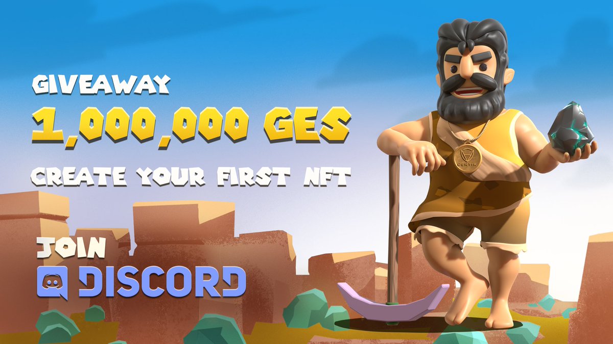 StoneageNFT's tweet photo. 1,000,000 $GES Giveaway!

3 rituals are set by Chief Leonard in order to get the airdrops: 

1. Like, RT and Tag 5 friends.
2. Join https://t.co/BWvVMg2eAr and complete verification.
3. Join (airdrops-giveaway) channel and fill in the form to qualify. https://t.co/gcN7o9D42q