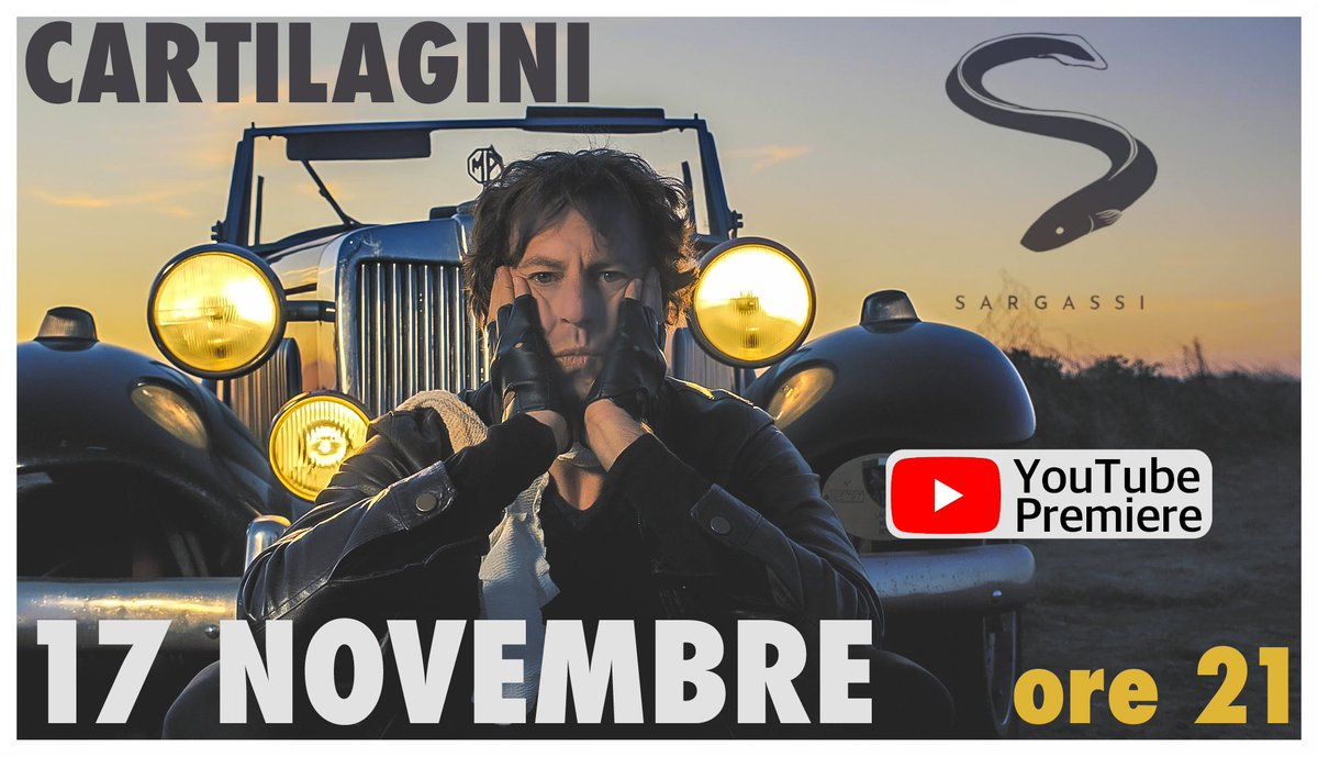 Mercoledì alle 21 esce il mio nuovo video con il progetto Sargassi, qui il link per guardare in diretta la première m.youtube.com/watch?v=7NgsH_…
#sargassi
#circolopolarecatartico