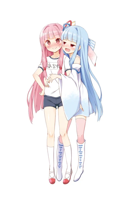 ユメのオワリさん配布の琴葉姉妹立ち絵素材で遊んでるんだけど最高すぎる 