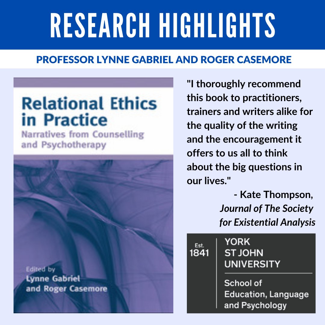 ysjschoolofelp's tweet photo. Today's Research Highlight is on Professor Lynne Gabriel, a counselling lecturer in the School of Education, Language and Psychology!

https://t.co/M3GAvIkYbN 

For more on the research our expert staff use in their cutting-edge teaching, watch this space!

#ELPResearchHighlights https://t.co/2s5wIW0gEi