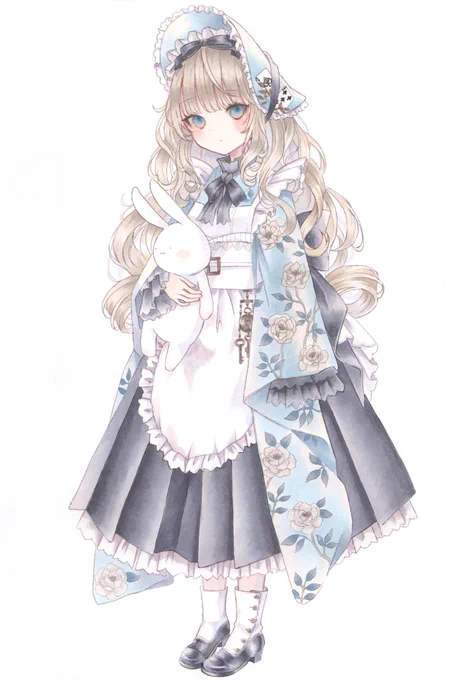 #着物の日
和風アリスと赤ずきん 