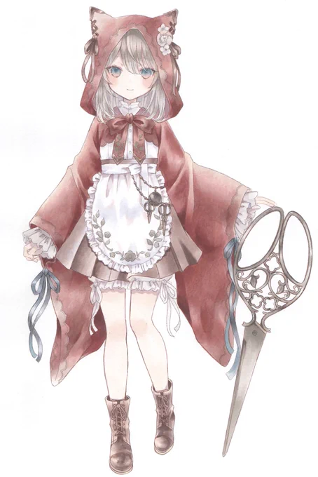 #着物の日
和風アリスと赤ずきん 