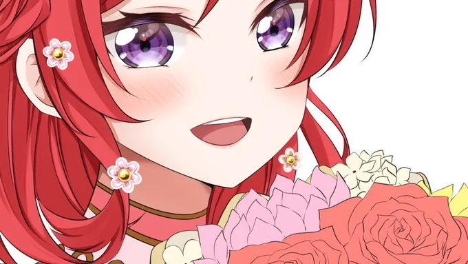 今真姫ちゃん描いてるからもうちょい待っててねという気持ち 