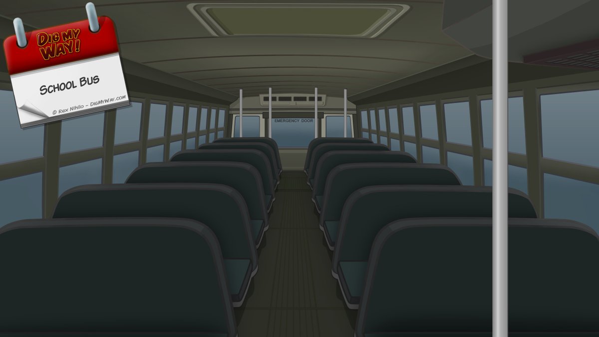 NihiloRex's tweet photo. Bus School - inside view
Work in progress - "Dig My Way" game

#digmyway #gamedev #indiedev #indiegame #gamedesign #background #illustration #artwork #digital #digitalart #gamedevelopment #digitalpainting #backgroundart #artwork #inside #interior #bus #schoolbus #ArtistOnTwitter https://t.co/iQo89nGfYY