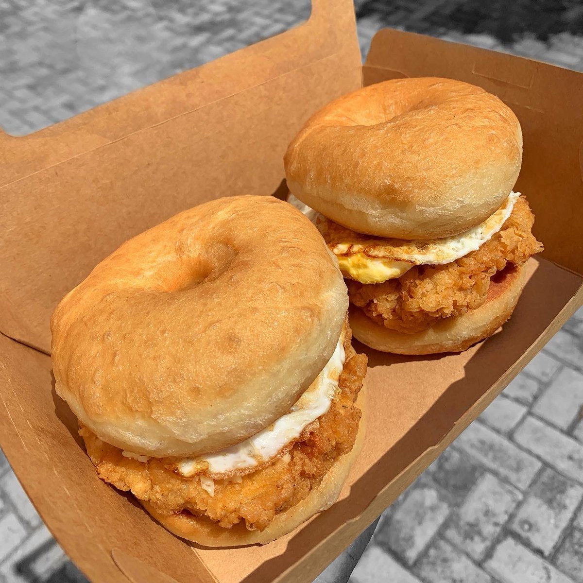 BiggieBakeryGh's tweet photo. Why shouldn’t you?🙈 Give our donut burgers a try today❤️ https://t.co/xWG72dInV6