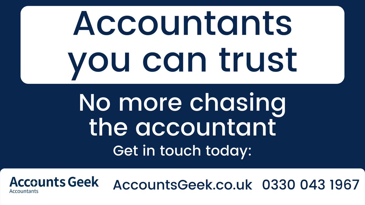 accountsgeek's tweet image. At Accounts Geek, we understand that you are busy, which is why we ensure you are sent timely reminders to ensure your filing deadlines are not missed.
To find out how else we can help you, please visit accountsgeek.co.uk