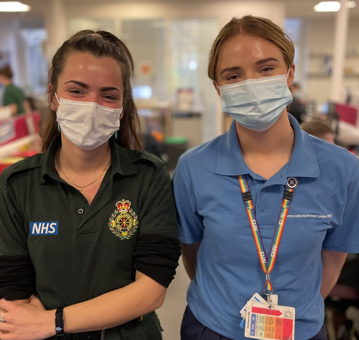 CamdenRAS's tweet photo. Day 2 of LAS Shadowing! Welcoming Cosima to the team for the day. And some great feedback is on the booking portal website from our Day 1 Visitor, Ross! #NHS #Joinedupworking #RapidResponse #LAS @Ldn_Ambulance @CNWLNHS https://t.co/RK8obXDtde