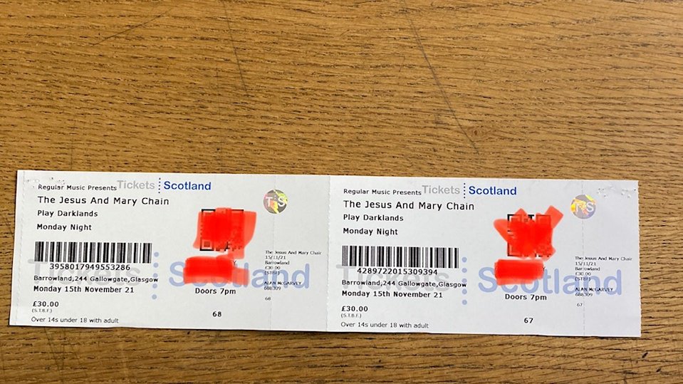 monorail music (@monorail_music) on Twitter photo Hi Glasgow crew.
A very kind customer has left us two tickets for <a href="/TheMaryChain/">TheMaryChain</a> tonight at <a href="/TheBarrowlands/">Barrowland Ballroom</a> to give away.
If you come into the shop, put some money in the <a href="/Project_Ability/">Project Ability</a> collection tin (up to you how much) you can have them.
Retweet if ur feelin kind? Hi Glasgow crew.
A very kind customer has left us two tickets for <a href="/TheMaryChain/">TheMaryChain</a> tonight at <a href="/TheBarrowlands/">Barrowland Ballroom</a> to give away.
If you come into the shop, put some money in the <a href="/Project_Ability/">Project Ability</a> collection tin (up to you how much) you can have them.
Retweet if ur feelin kind?